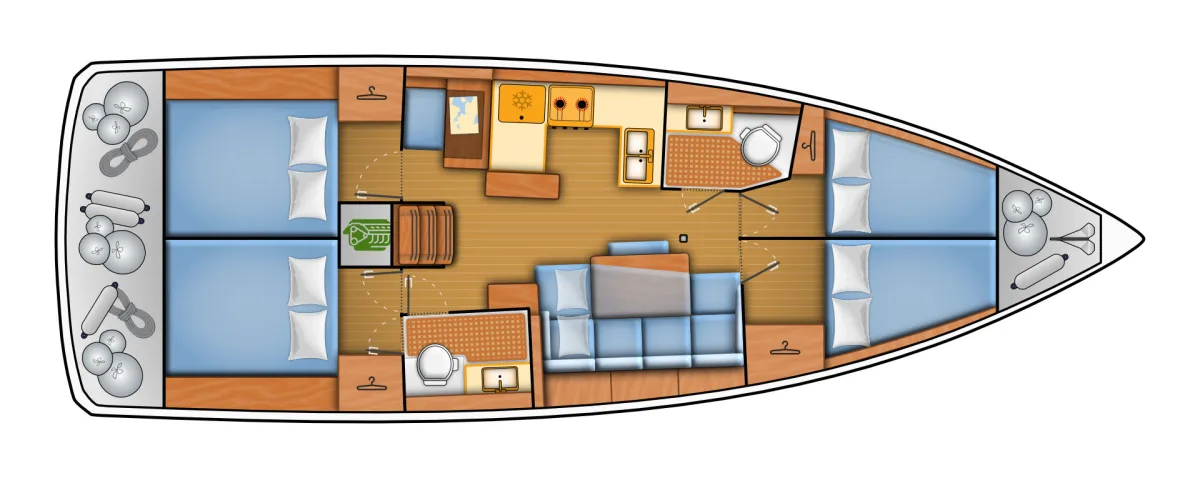 Sun Odyssey 440 "Kiwi"