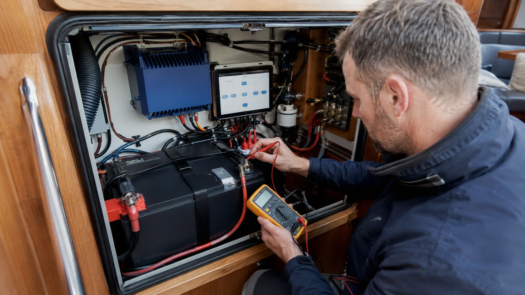 Systemprüfung nach der Nachrüstung einer Lithium-Batterie