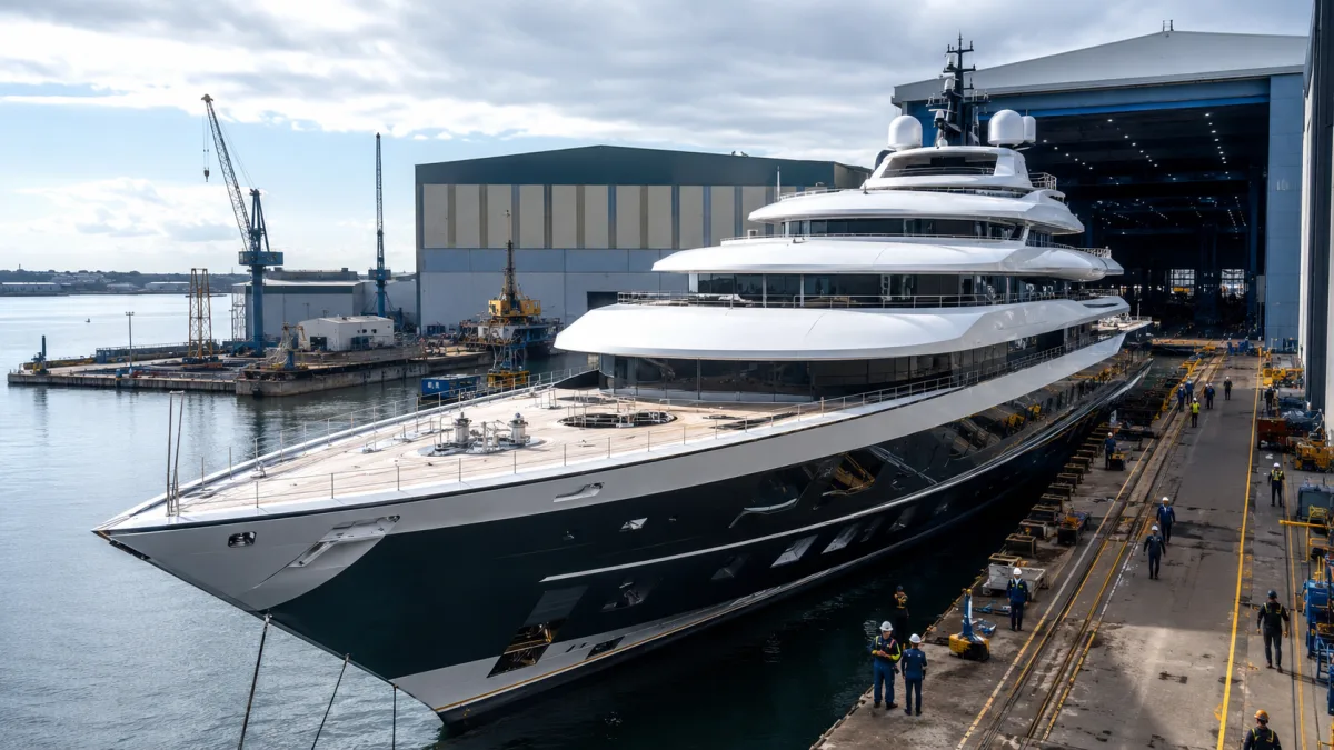Lürssen meldet Rekordjahr mit sechs ausgelieferten Superyachten