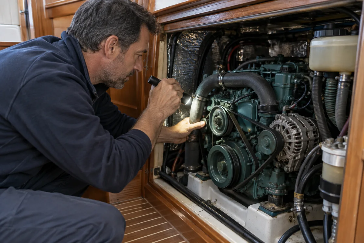 Motorraum auf der Yacht prüfen: Diese Punkte werden oft übersehen