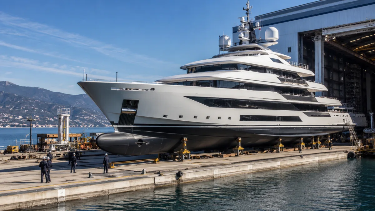 Neubau von Superyachten bleibt stark: Werften arbeiten mit langen Auftragsbüchern