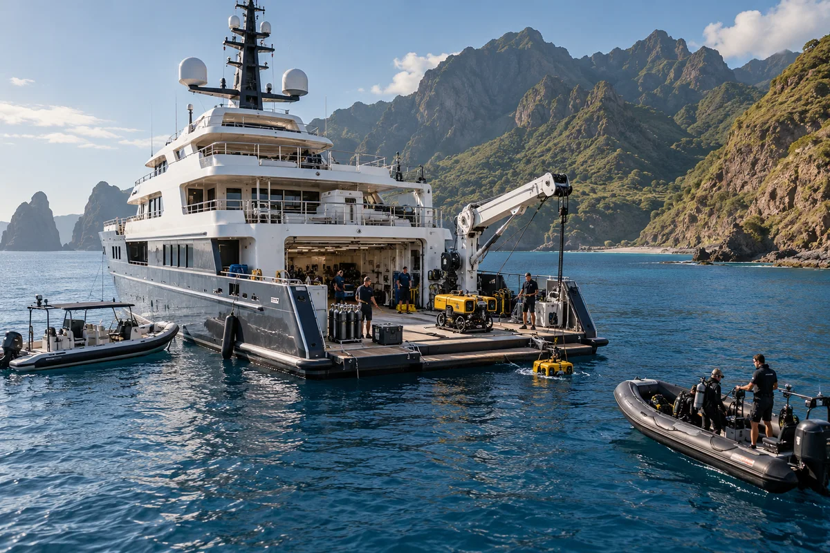 Oceanco Leviathan: Forschung und Expedition als Yachtkonzept