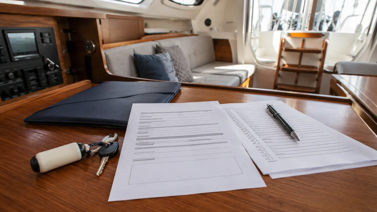 Yachtkaufvertrag und Übergabe: Was schriftlich festgehalten werden sollte